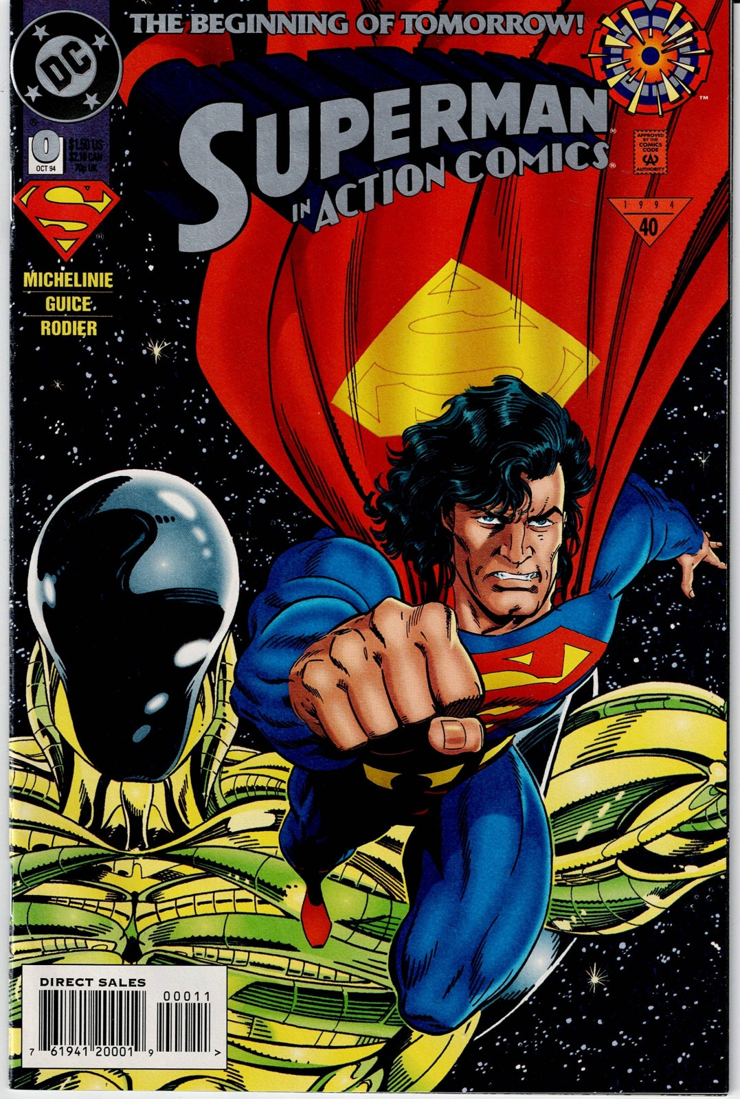 ACTION COMICS (1ST SERIES) # 0 NM Zero Hour