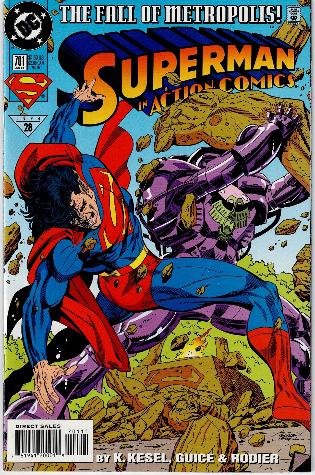 ACTION COMICS (1ST SERIES) # 701 VF/NM