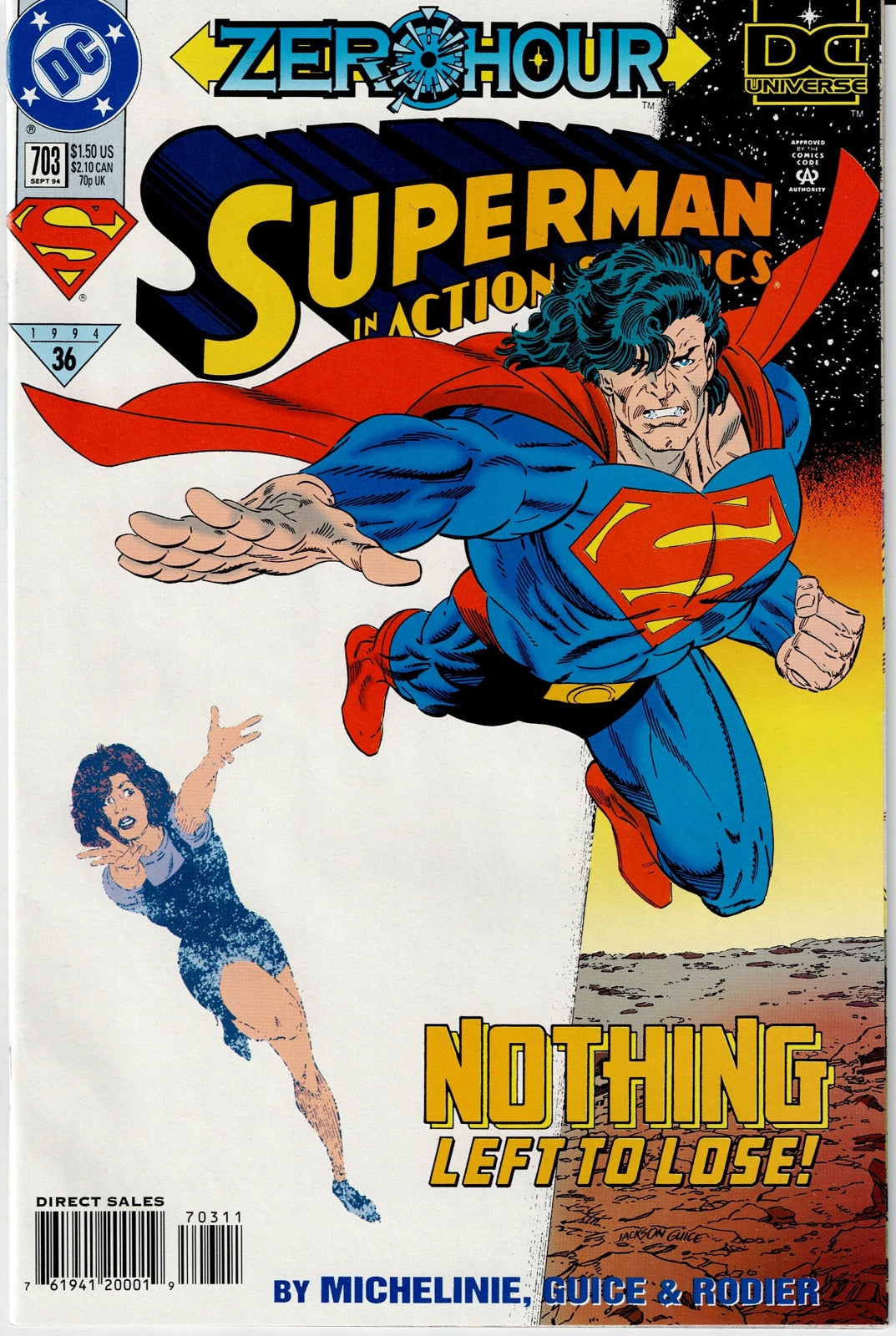 ACTION COMICS (1ST SERIES) # 703 NM- Zero Hour