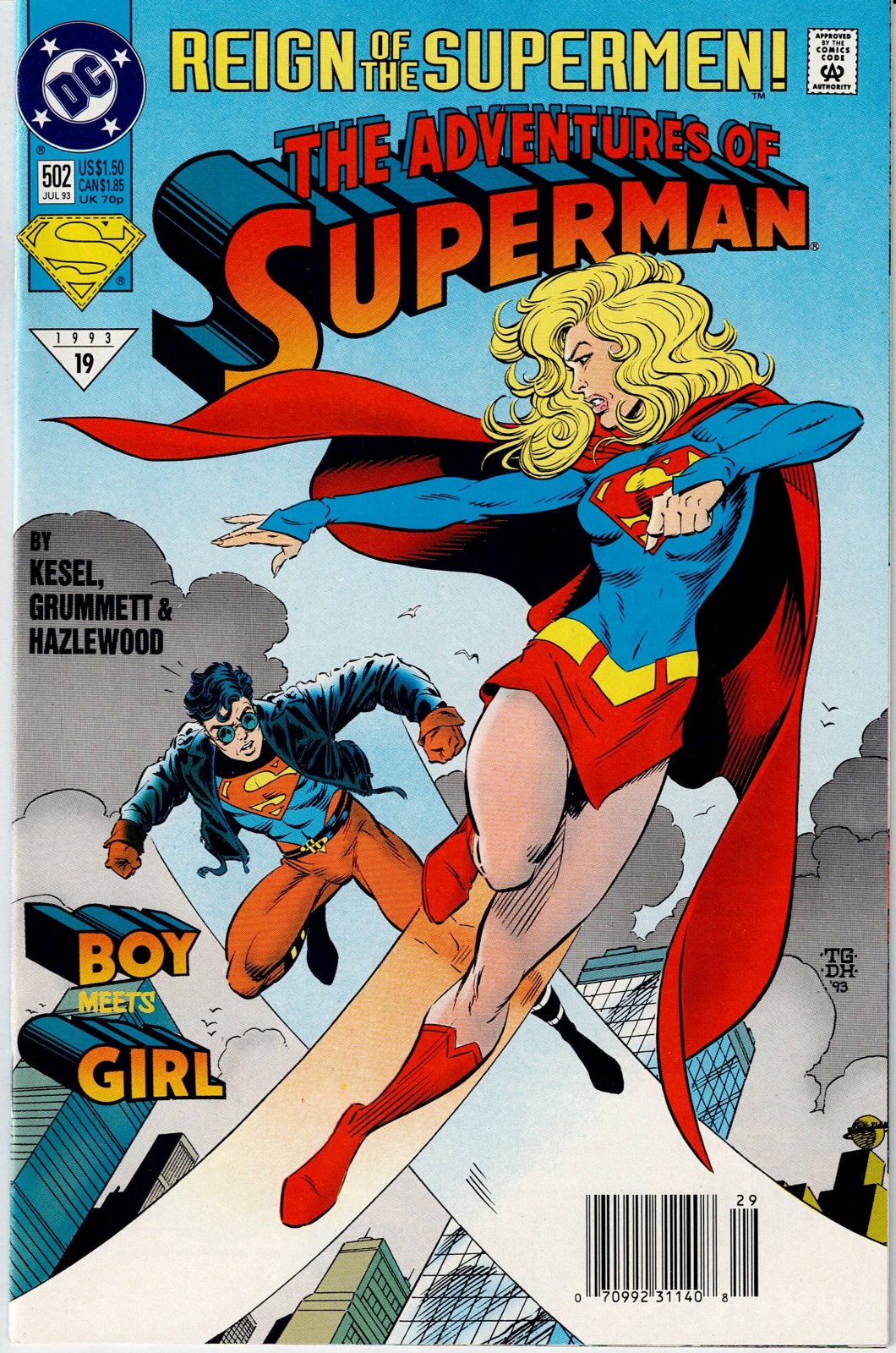 ADVENTURES OF SUPERMAN (1ST SERIES) #502 FN