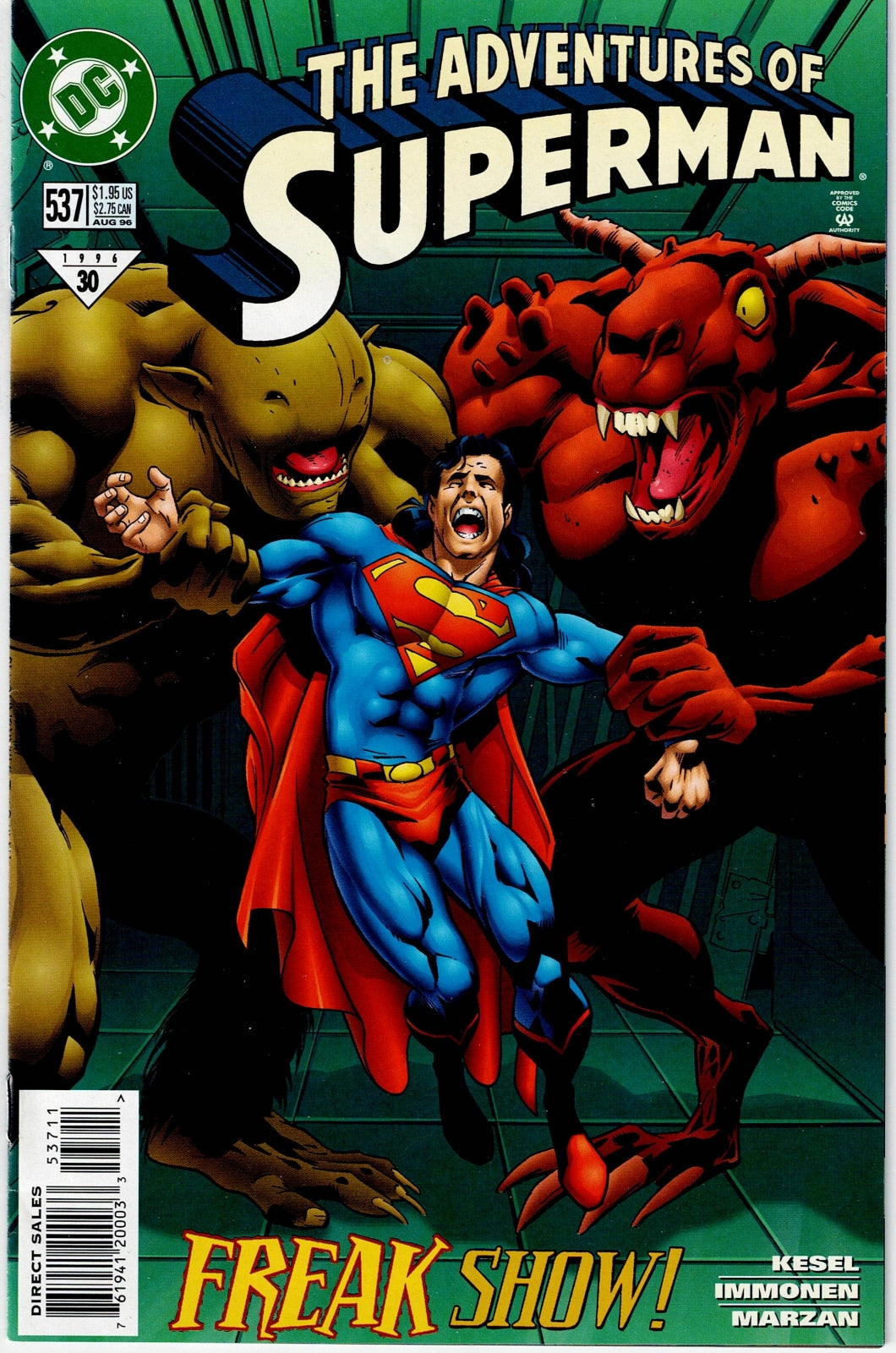 ADVENTURES OF SUPERMAN (1ST SERIES) #537 VF/NM