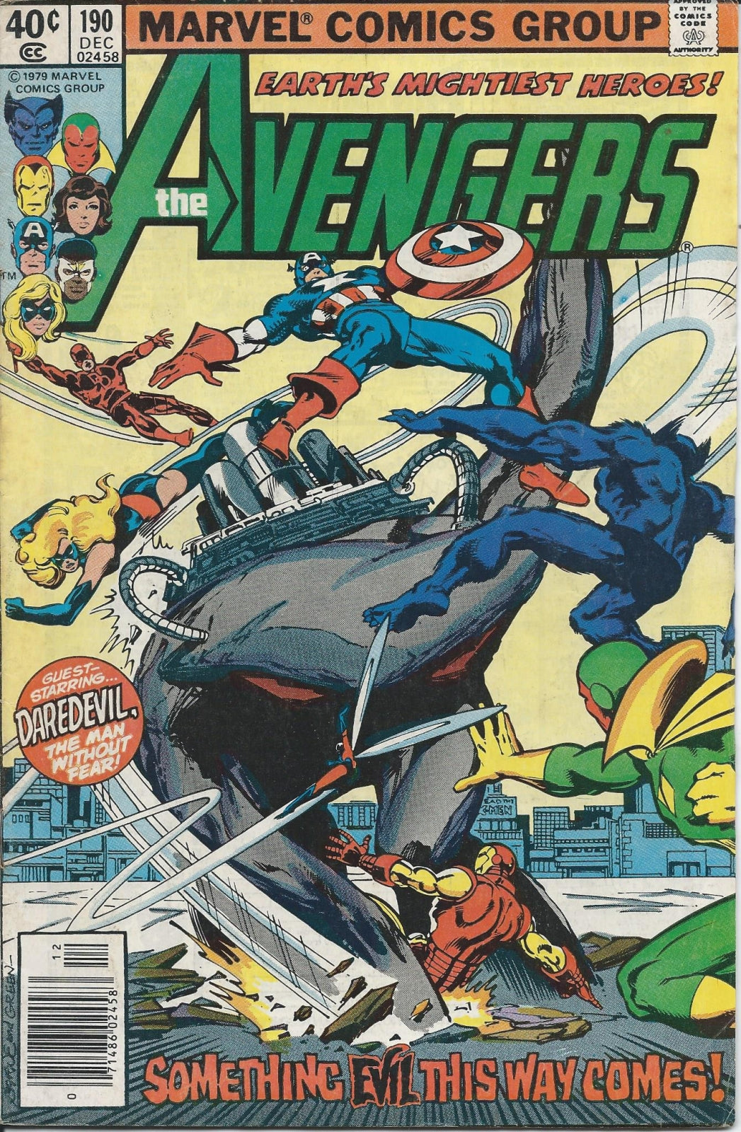 AVENGERS (1ST SERIES) #190 VG