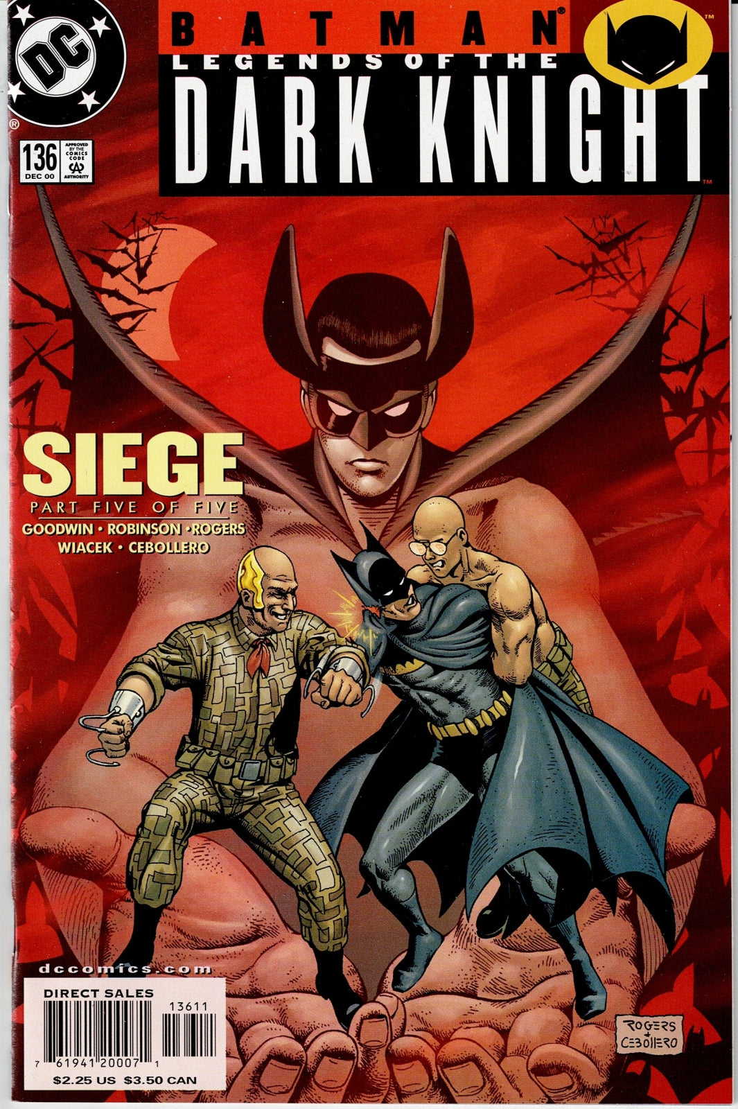 BATMAN: LEGENDS OF THE DARK KNIGHT #136 NM