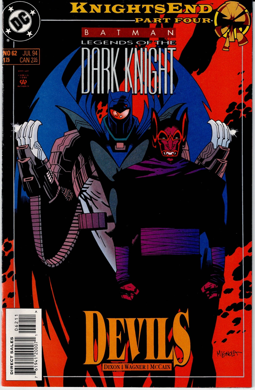 BATMAN: LEGENDS OF THE DARK KNIGHT #62 VF