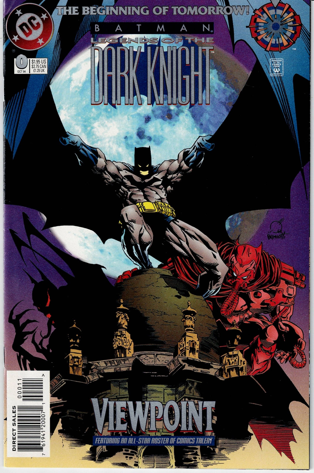 BATMAN: LEGENDS OF THE DARK KNIGHT # 0 NM- Zero Hour