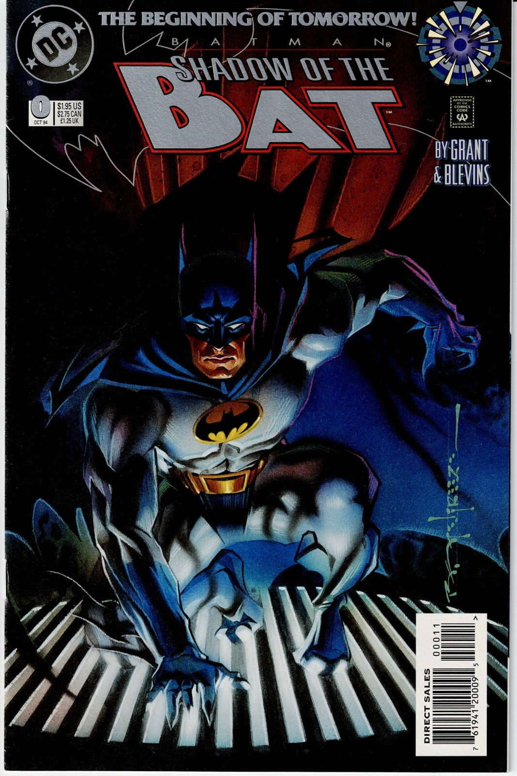 BATMAN: SHADOW OF THE BAT # 0 NM- Zero Hour