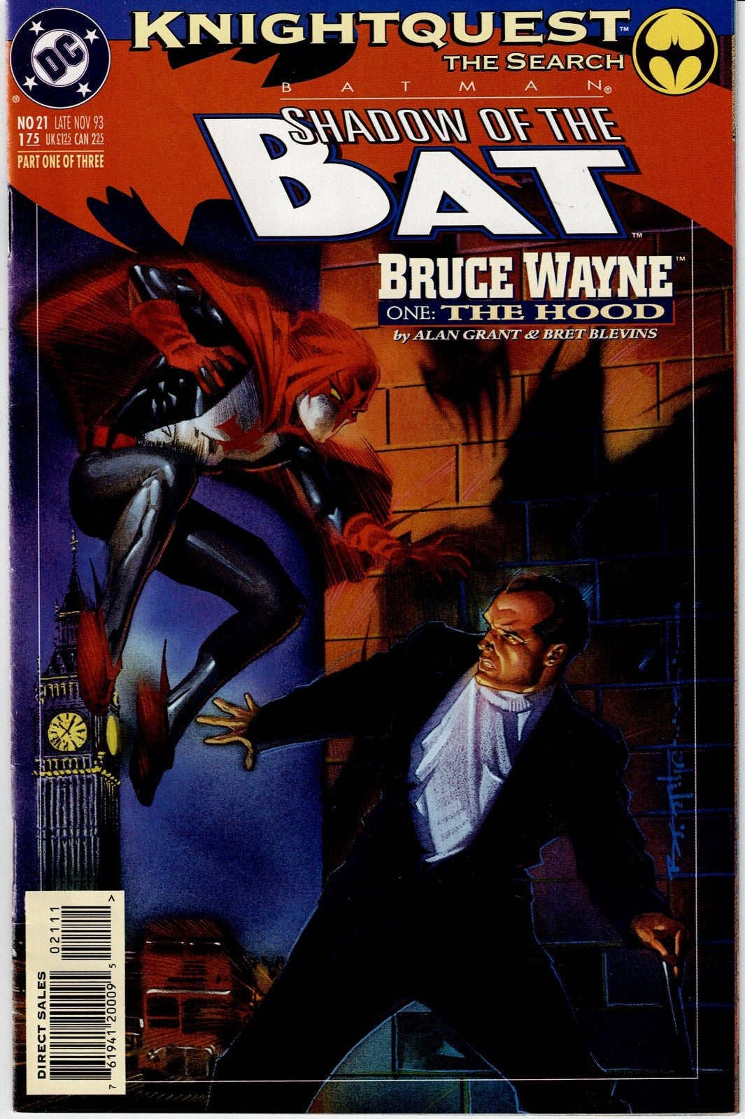 BATMAN: SHADOW OF THE BAT #21 VF/NM