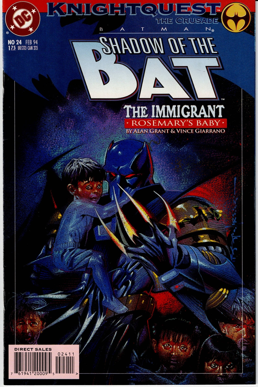 BATMAN: SHADOW OF THE BAT #24 VF