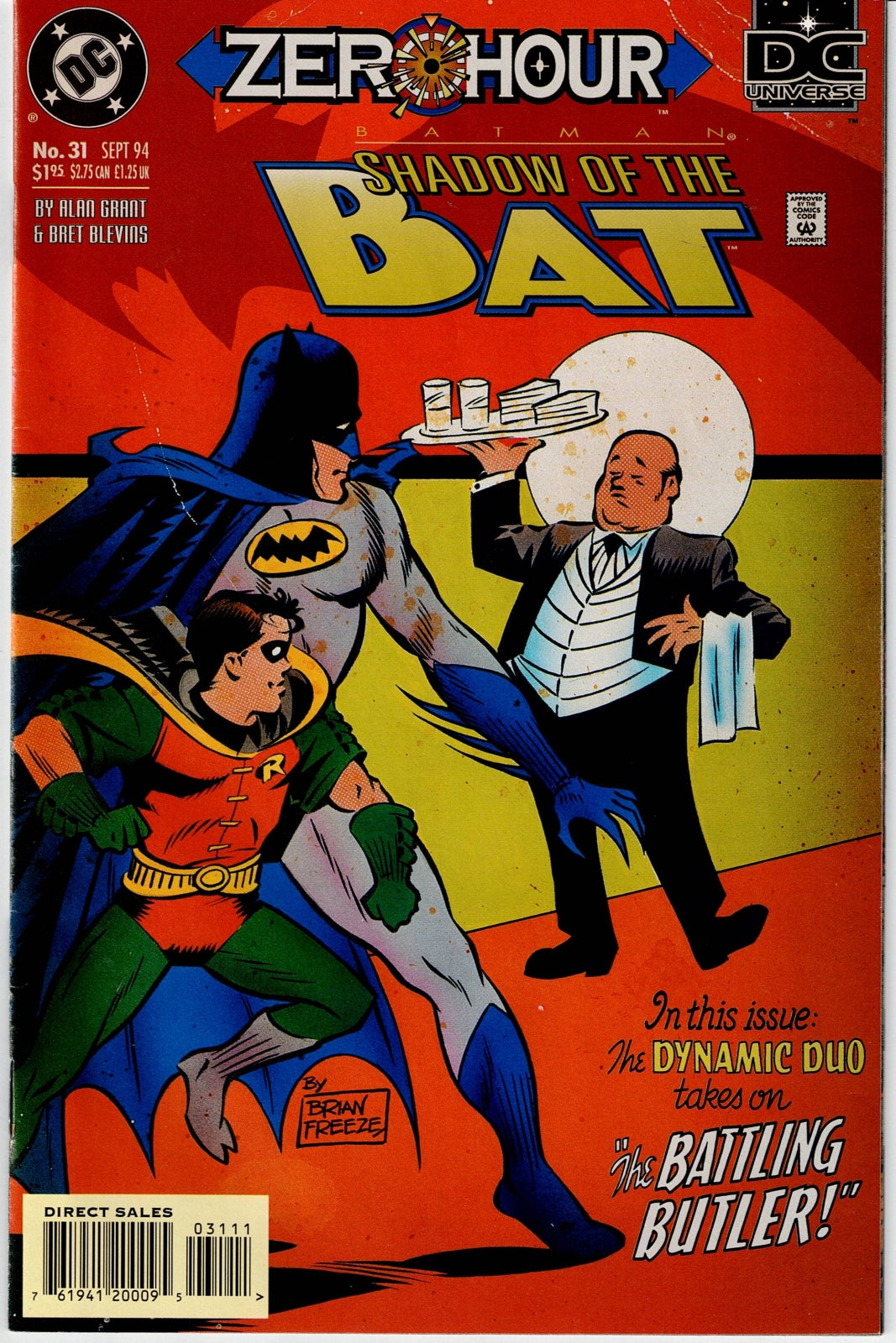 BATMAN: SHADOW OF THE BAT #31 VF Zero Hour