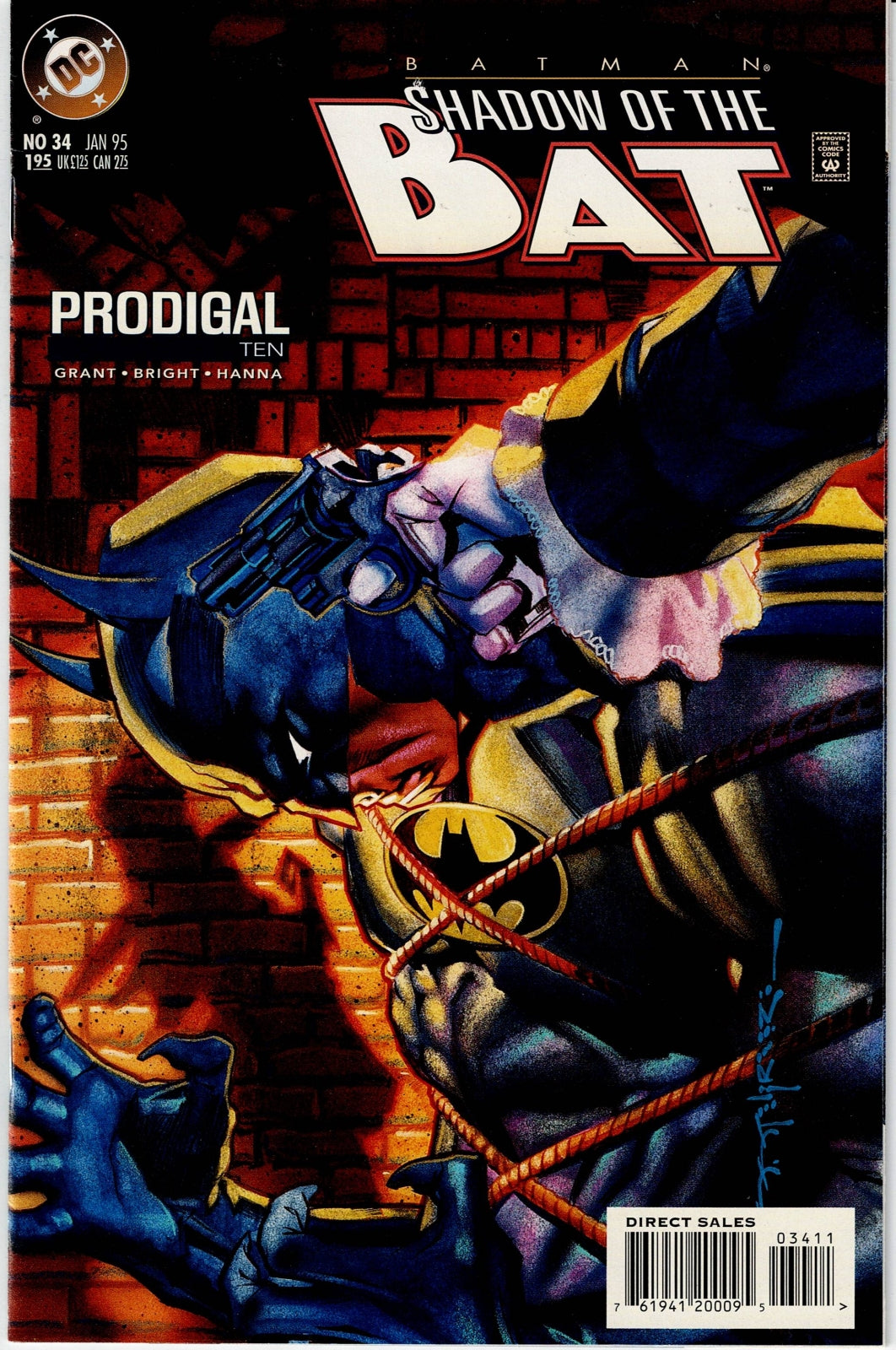 BATMAN: SHADOW OF THE BAT #34 NM-