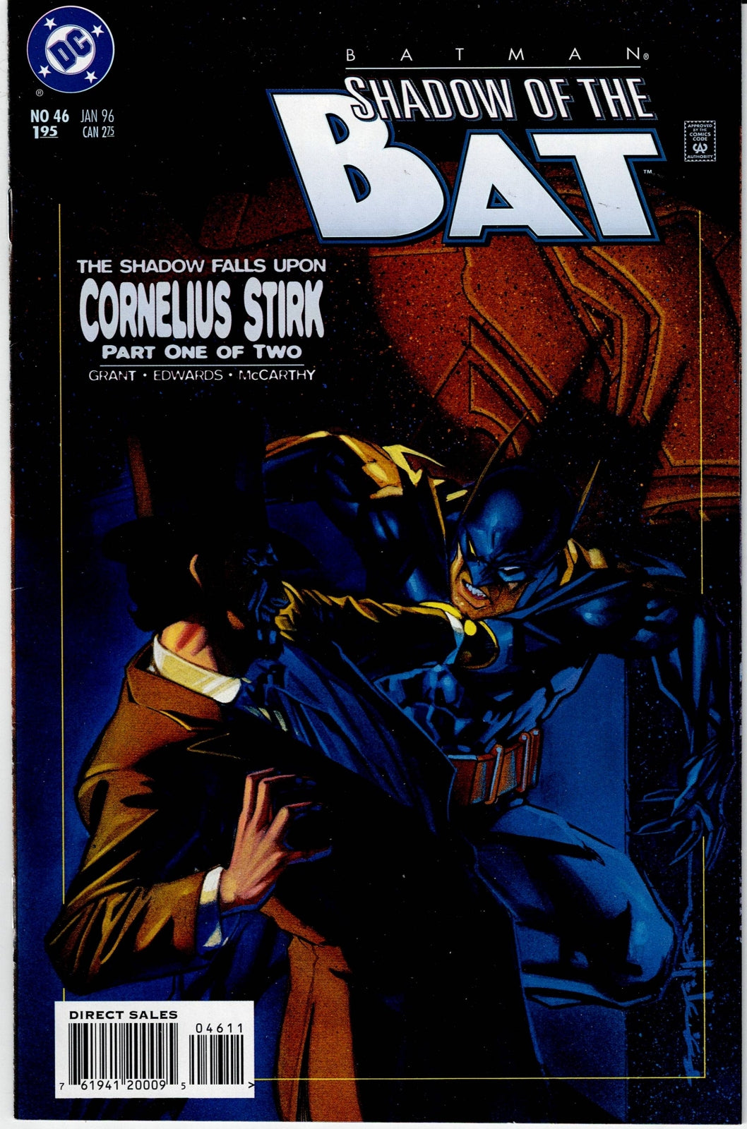 BATMAN: SHADOW OF THE BAT #46 FN/VF