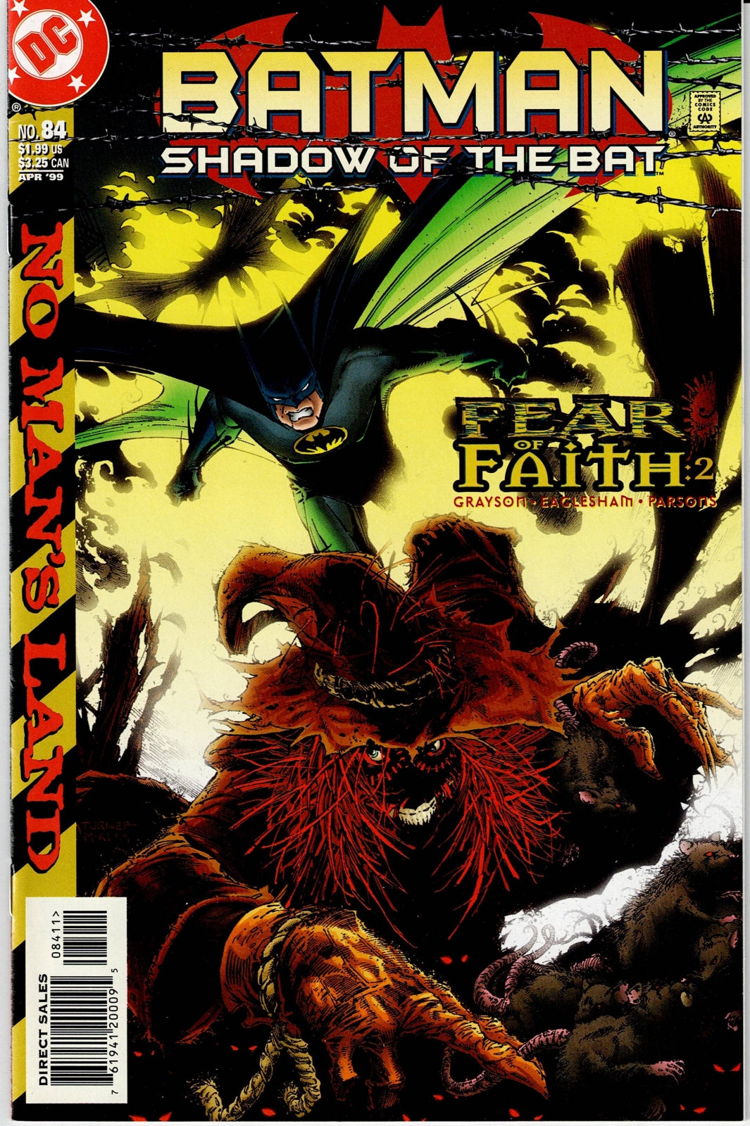BATMAN: SHADOW OF THE BAT #84 NM-