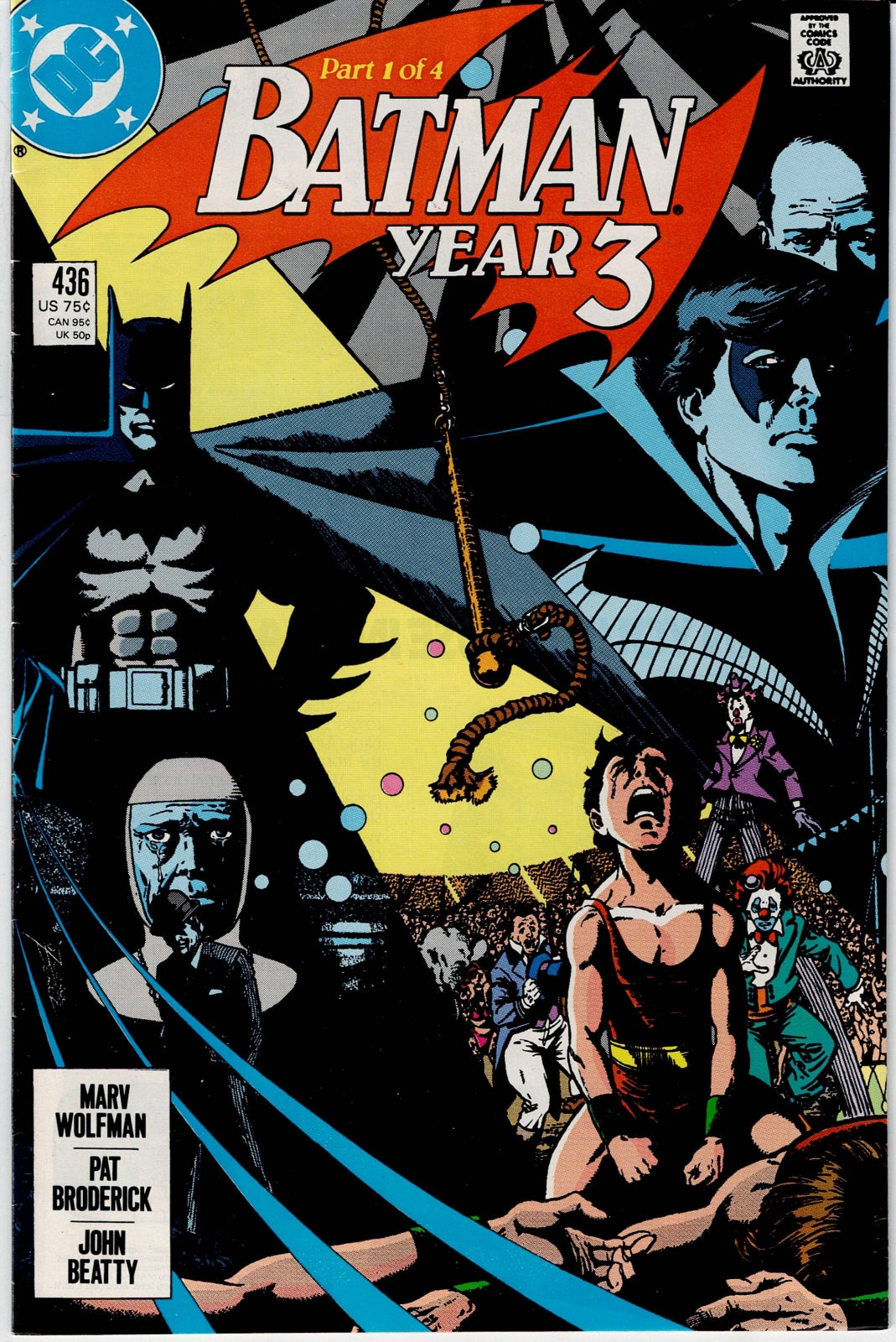 BATMAN (1ST SERIES) #436 FN/VF 1st Tim Drake