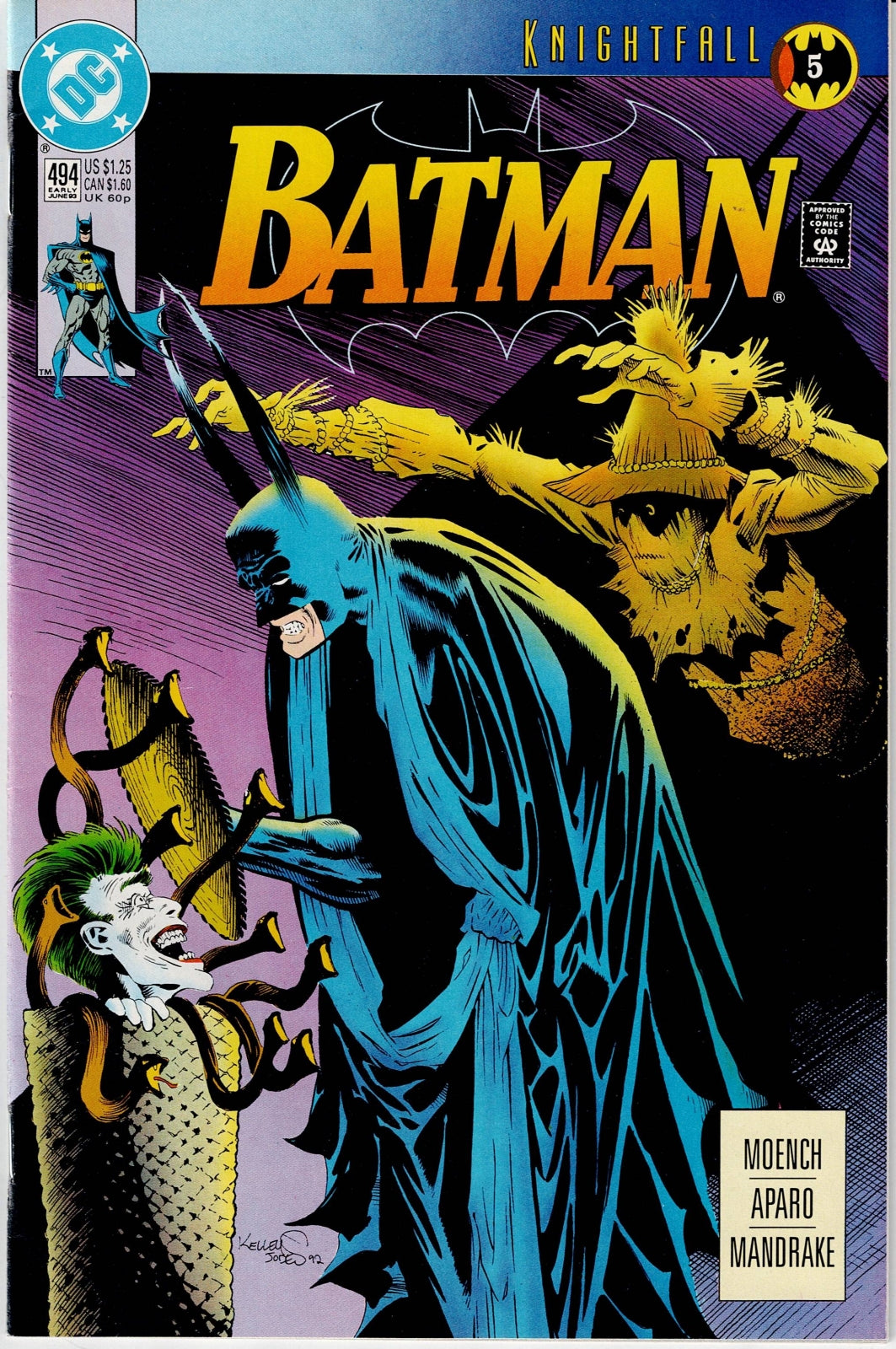 BATMAN (1ST SERIES) #494 VF