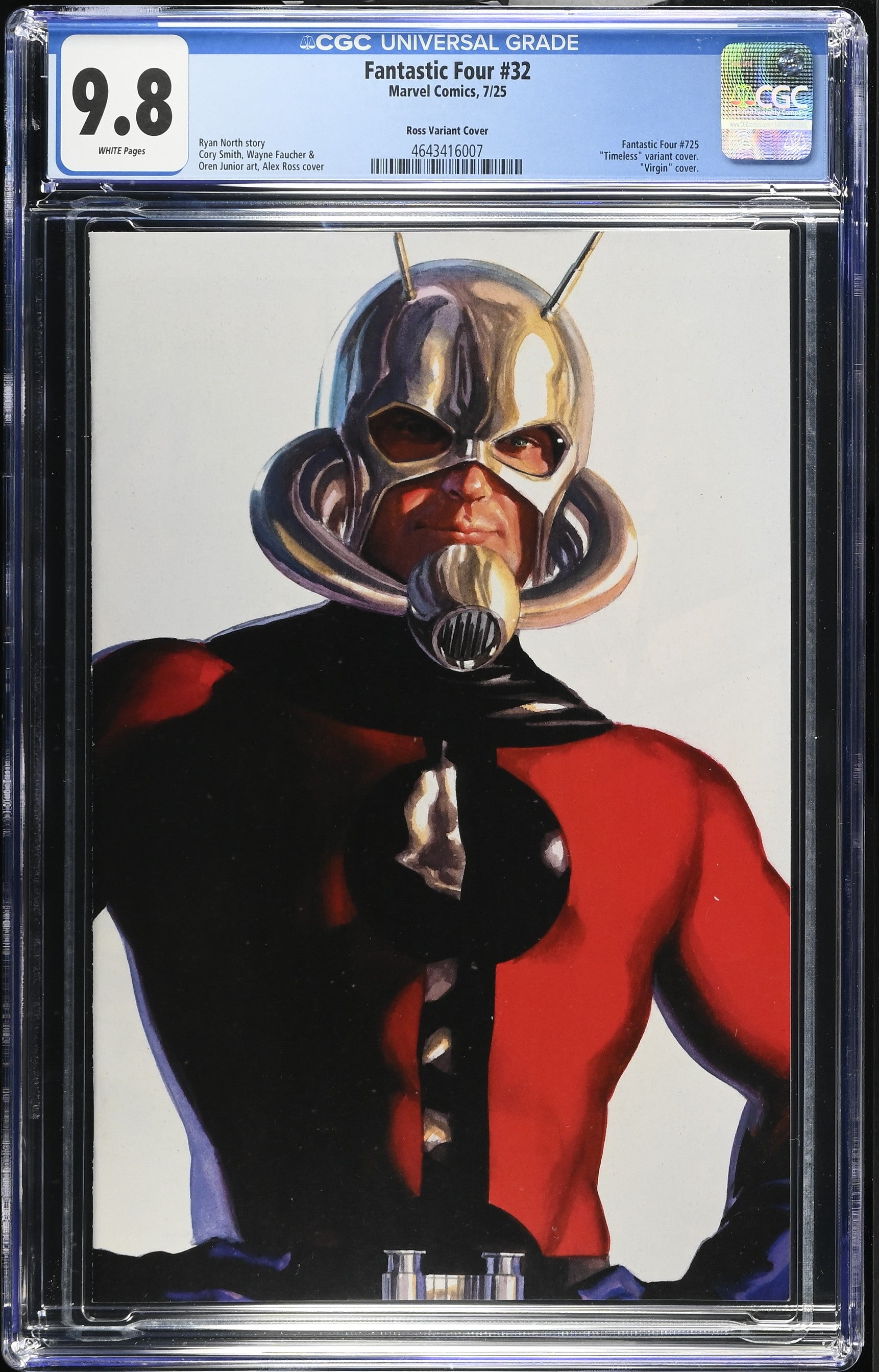FANTASTIC FOUR (7TH SERIES) #32 CGC 9.8 NM/MT Alex Ross Timeless