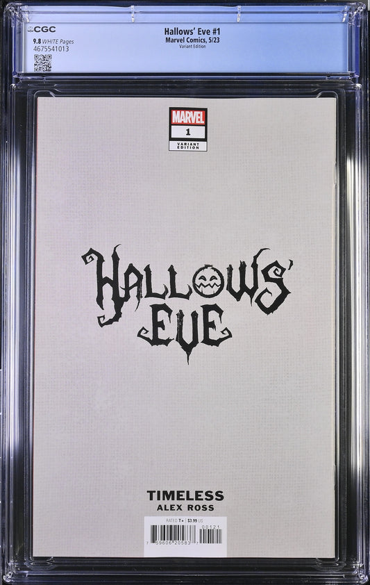 HALLOWS' EVE # 1 CGC 9.8 NM/MT Alex Ross Timeless GREEN GOBLIN