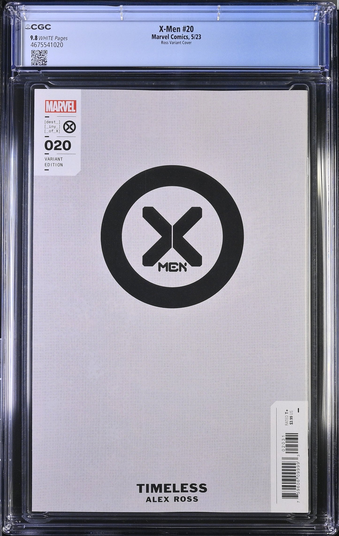 X-MEN (6TH SERIES) #20 CGC 9.8 NM/MT Alex Ross Timeless DARK PHOENIX