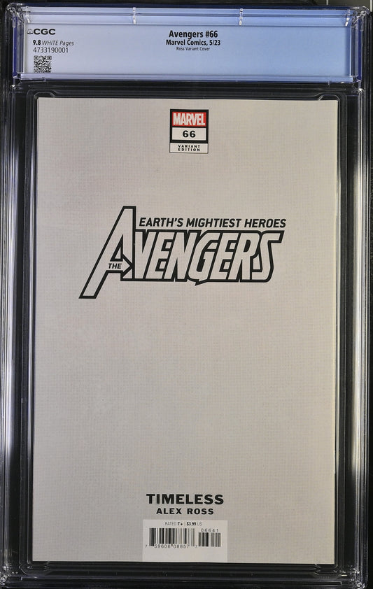 AVENGERS (8TH SERIES) #66 CGC 9.8 NM/MT Alex Ross Timeless ULTRON