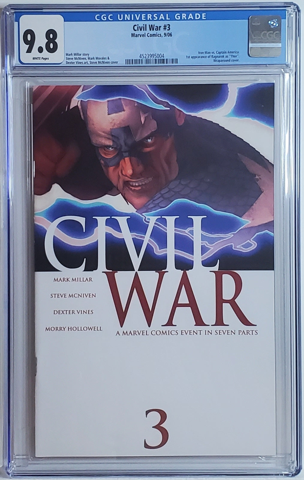 CIVIL WAR (1ST SERIES) # 3 CGC 9.8 NM/MT