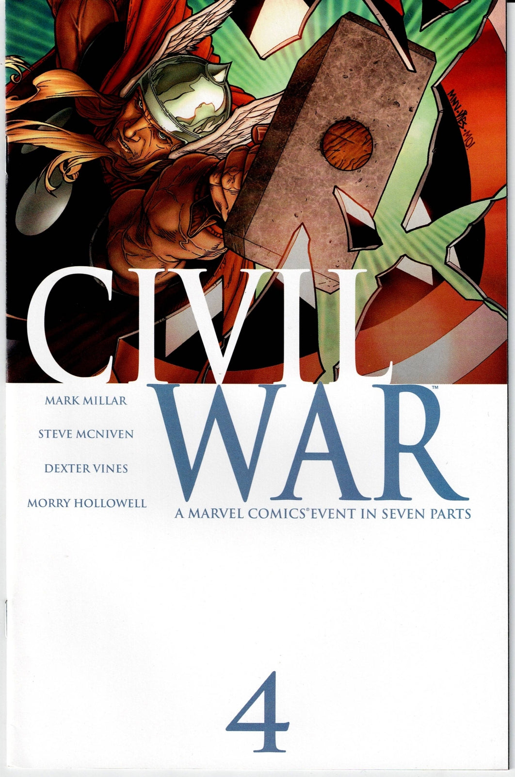 CIVIL WAR (1ST SERIES) # 4 NM