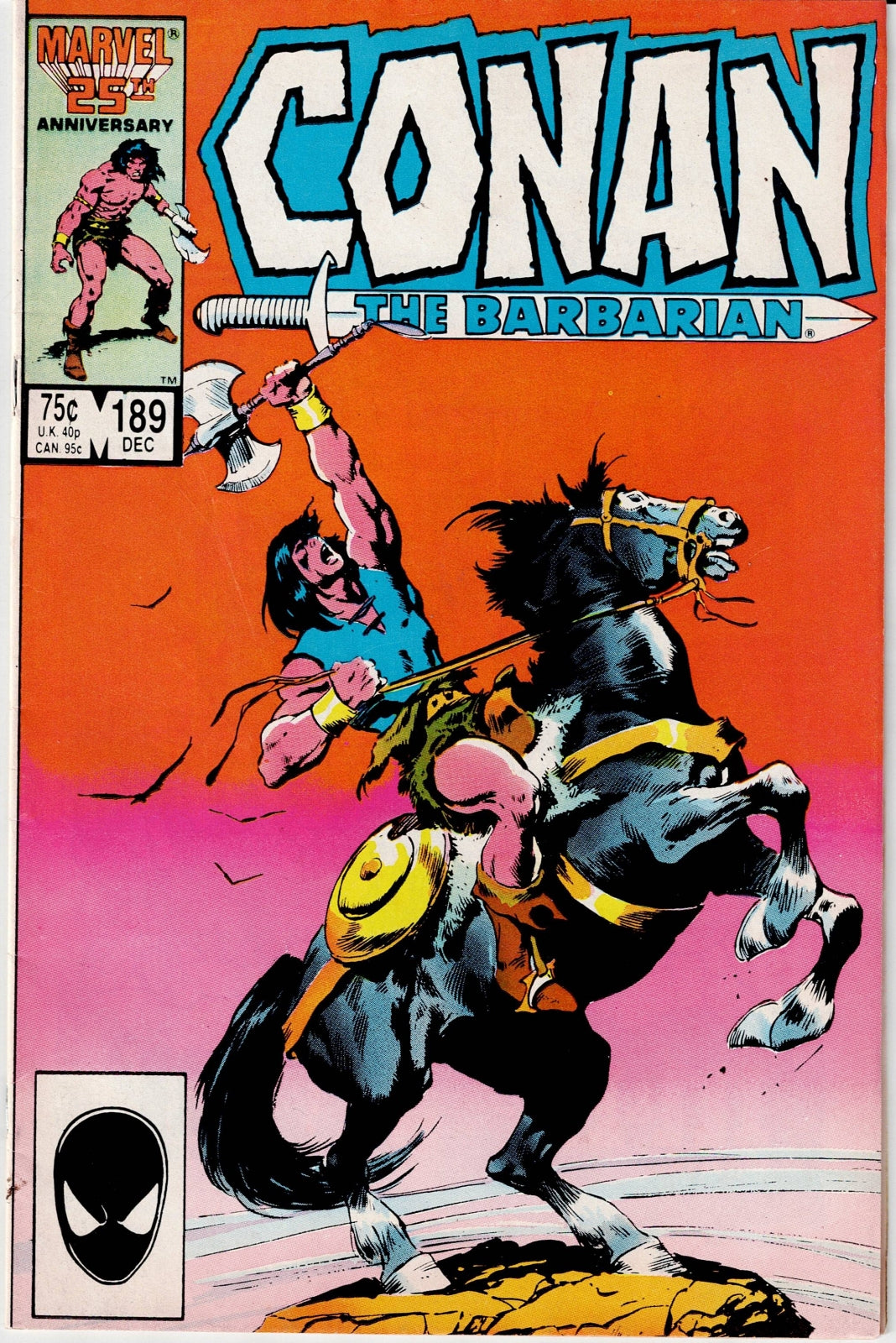 CONAN THE BARBARIAN (1ST SERIES) #189 FN/VF