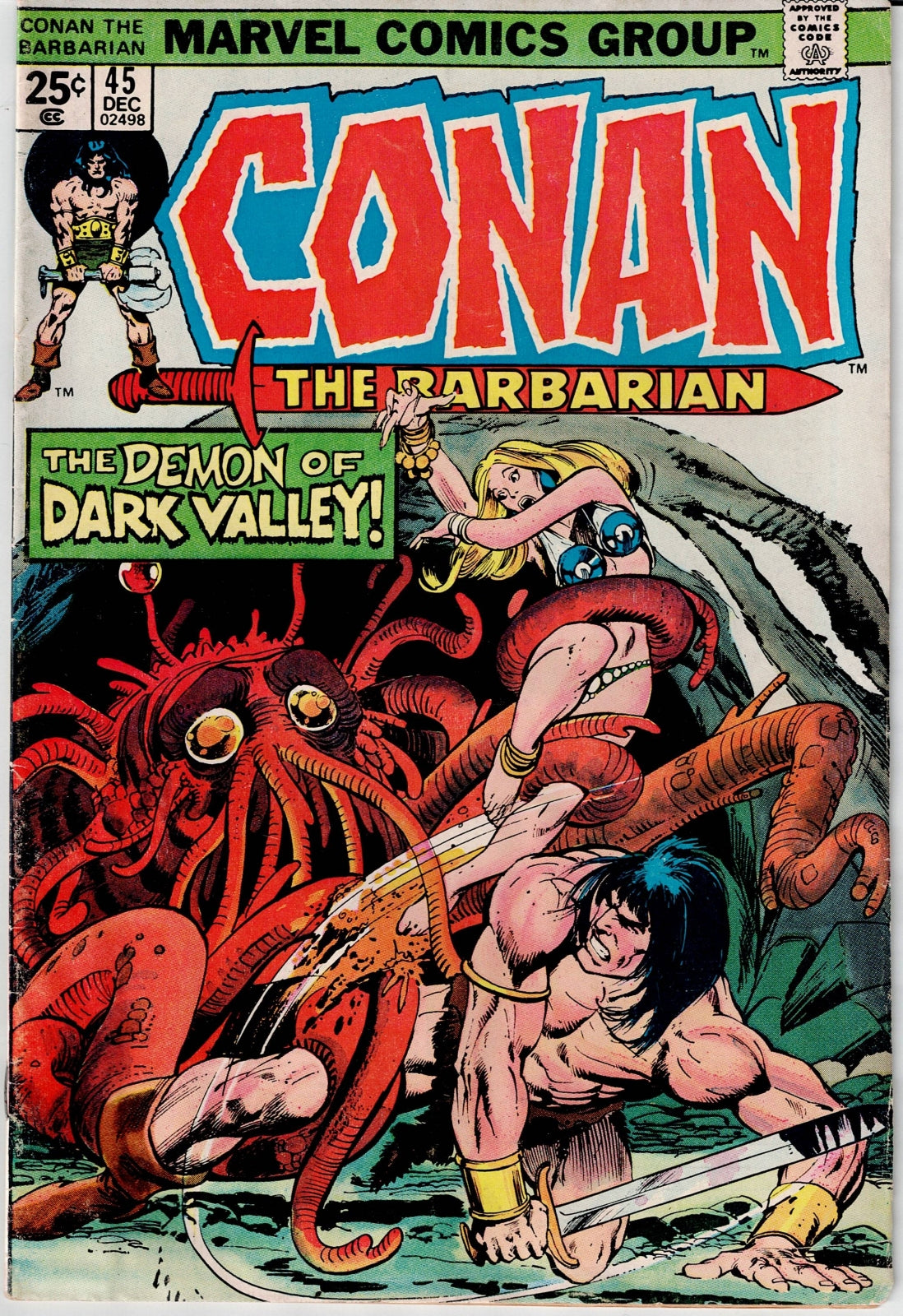 CONAN THE BARBARIAN (1ST SERIES) # 45 VG