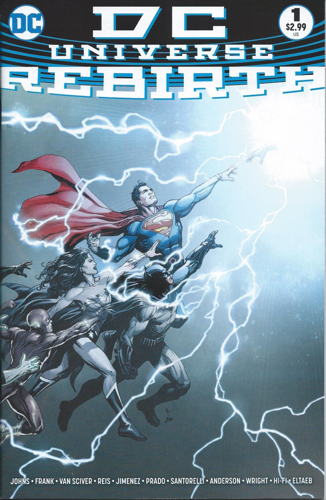 DC UNIVERSE REBIRTH # 1 NM