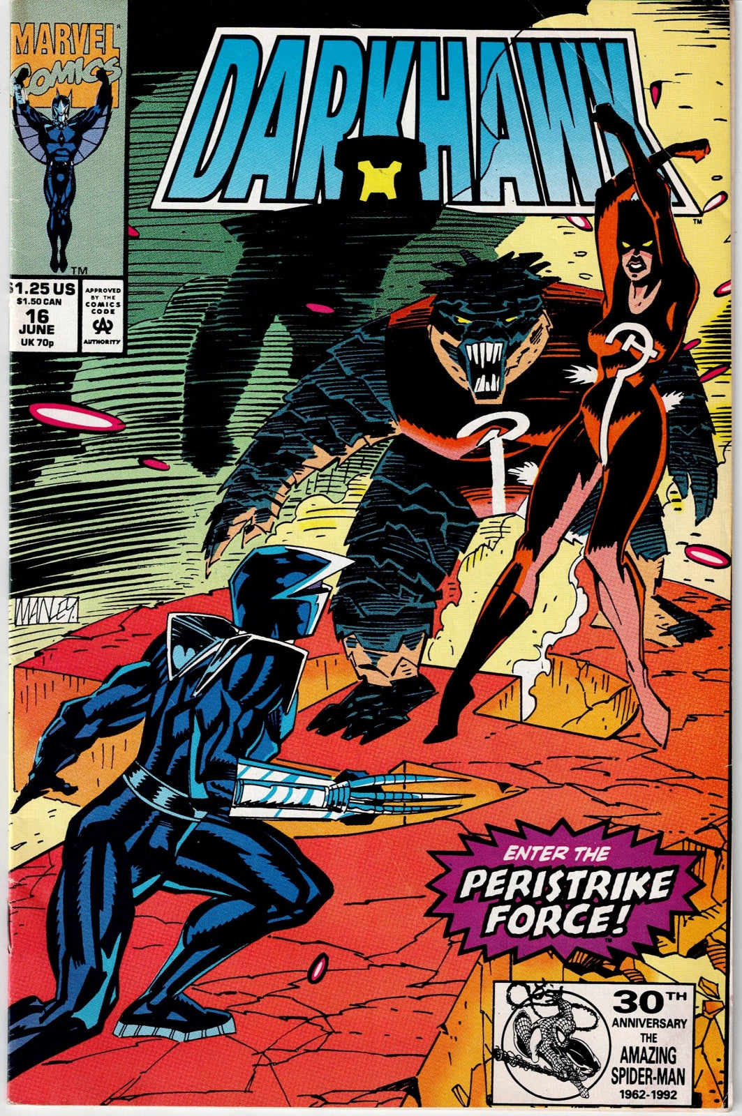 DARKHAWK (1ST SERIES) #16 VG/FN