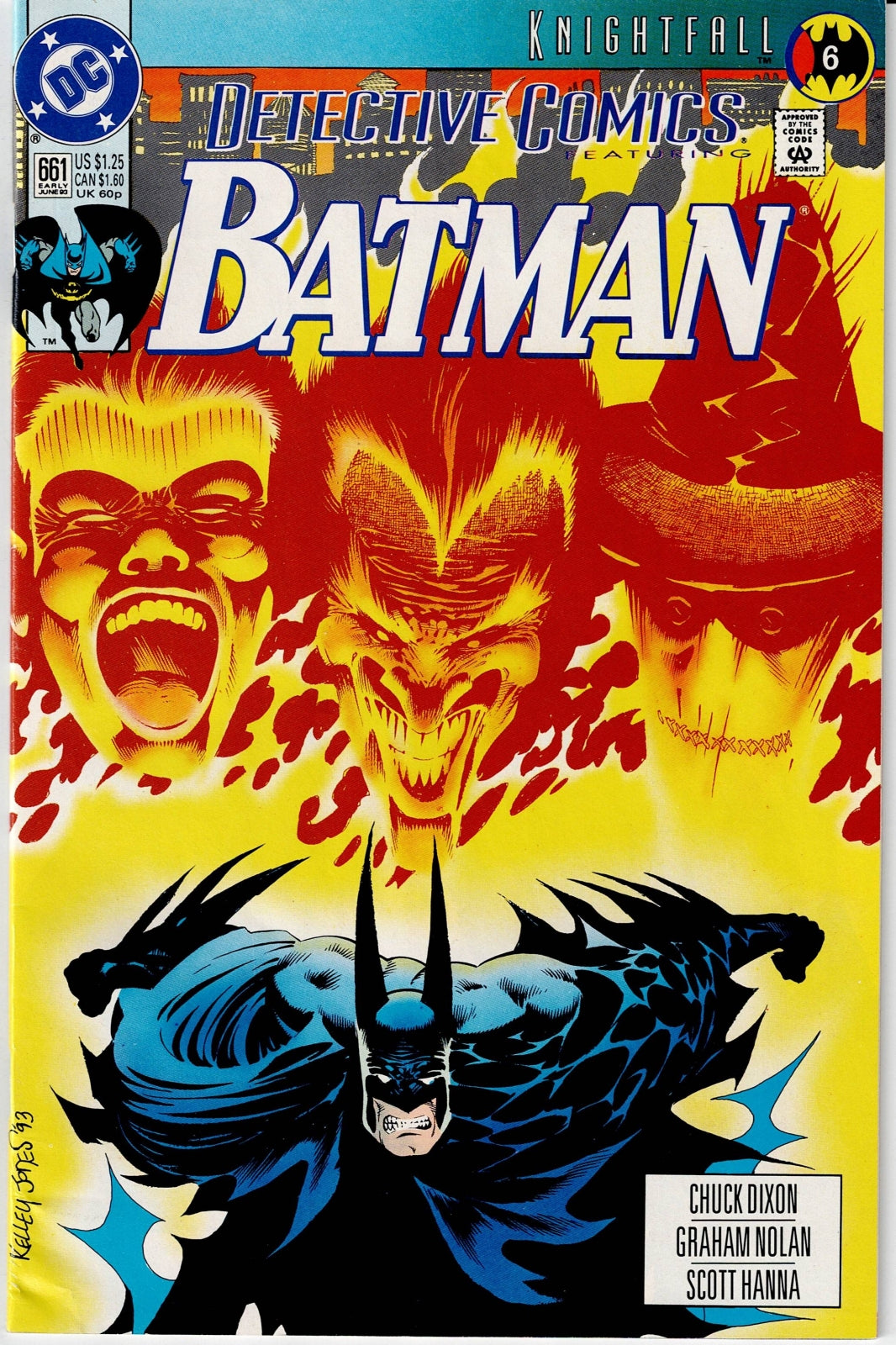 DETECTIVE COMICS (1ST SERIES) # 661 FN/VF