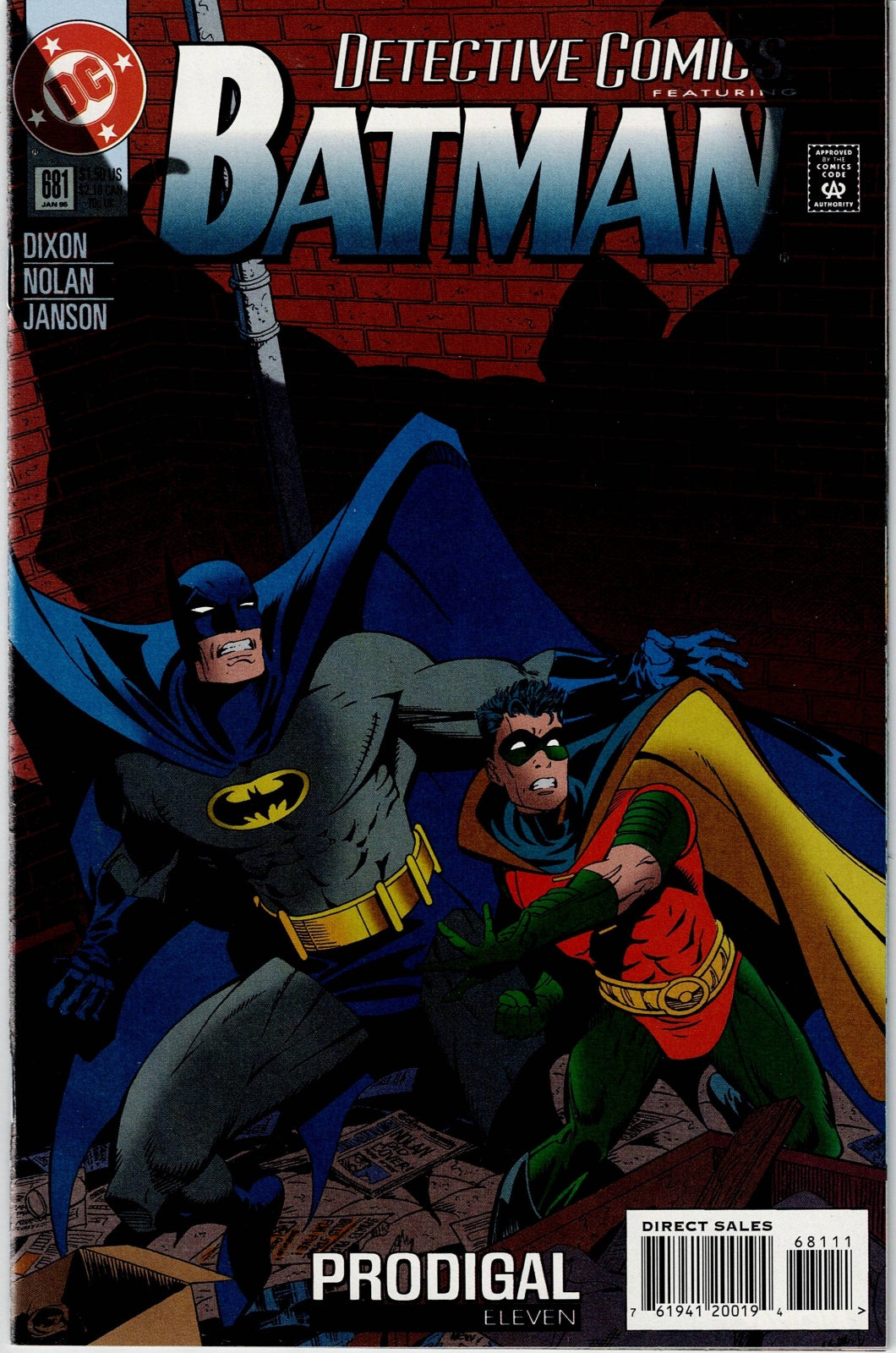 DETECTIVE COMICS (1ST SERIES) # 681 NM