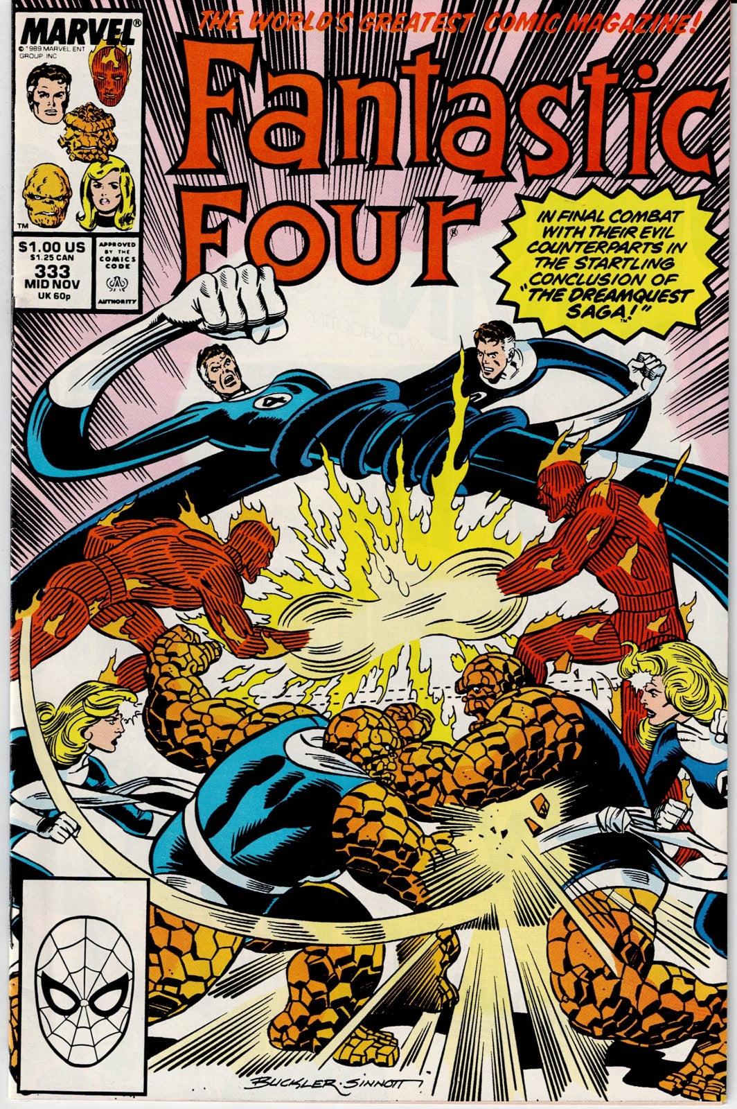 FANTASTIC FOUR (1ST SERIES) #333 VF/NM