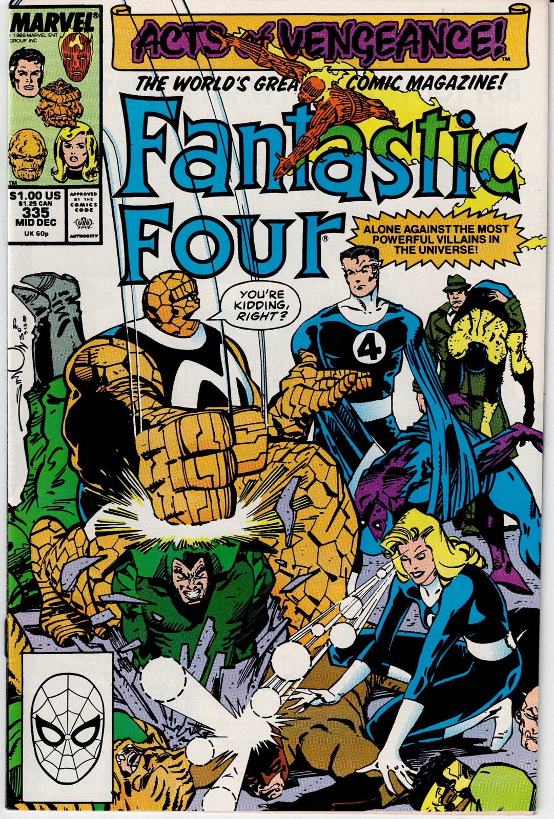 FANTASTIC FOUR (1ST SERIES) #335 VF/NM
