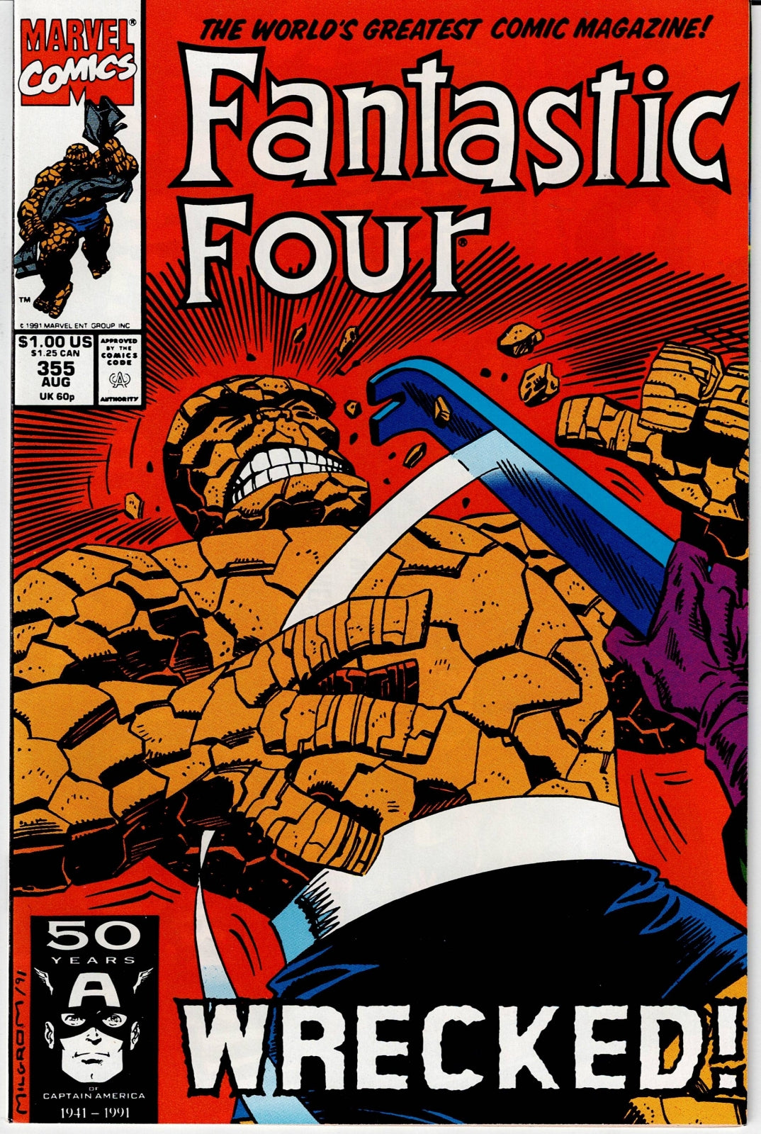 FANTASTIC FOUR (1ST SERIES) #355 NM
