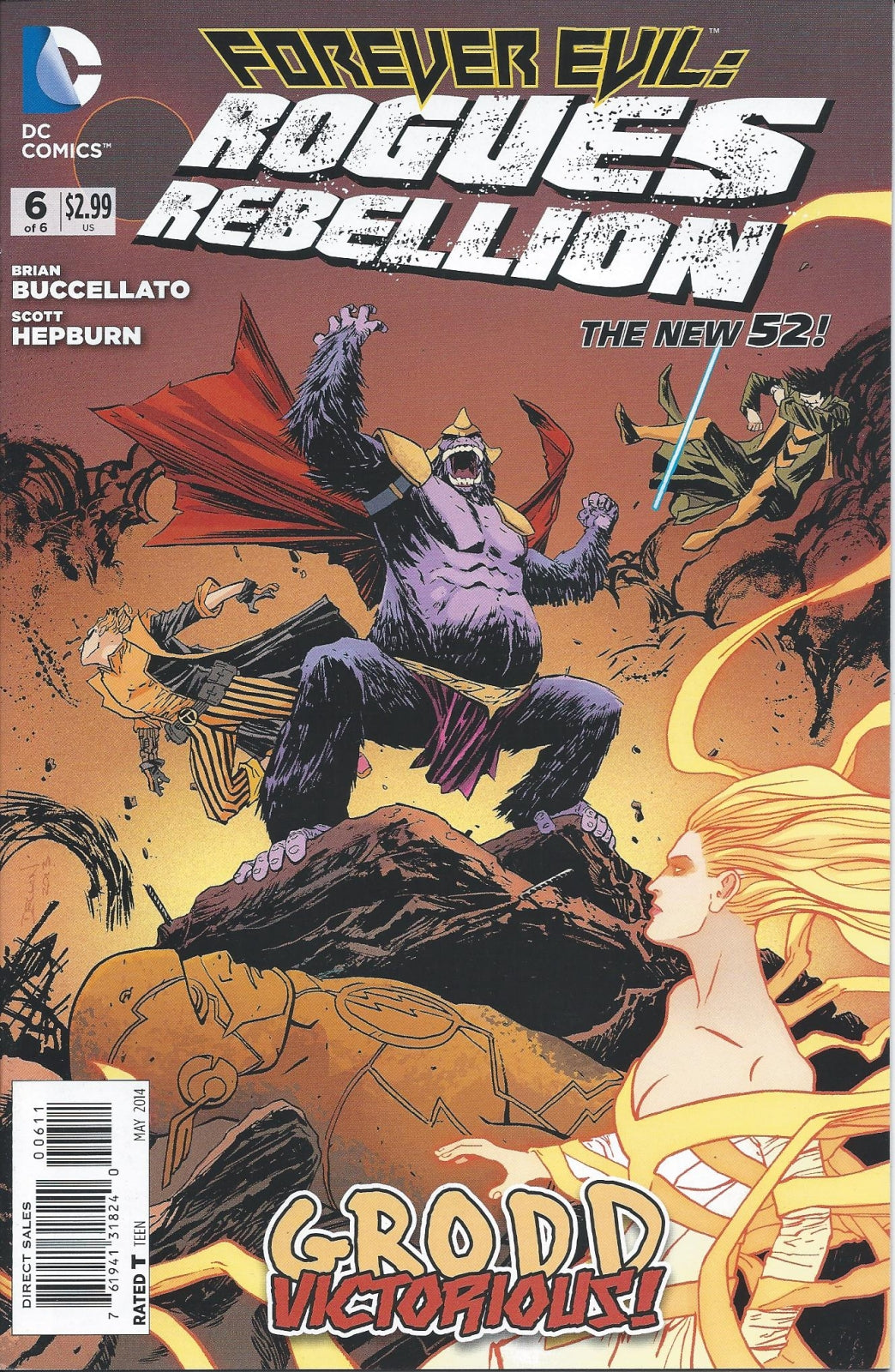 FOREVER EVIL: ROGUES REBELLION # 6 NM
