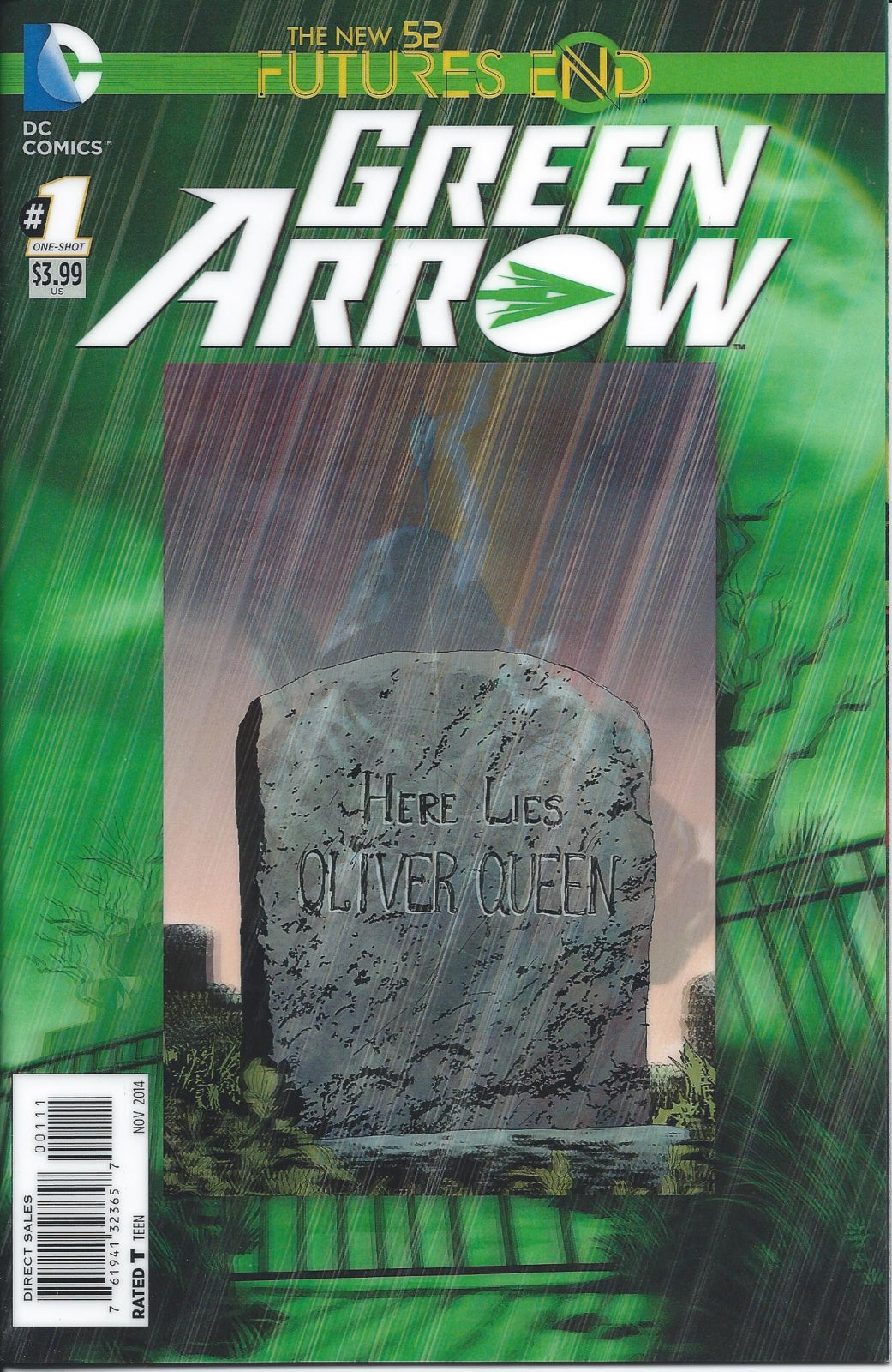 GREEN ARROW: FUTURES END # 1 NM 3-D Hologram Cover