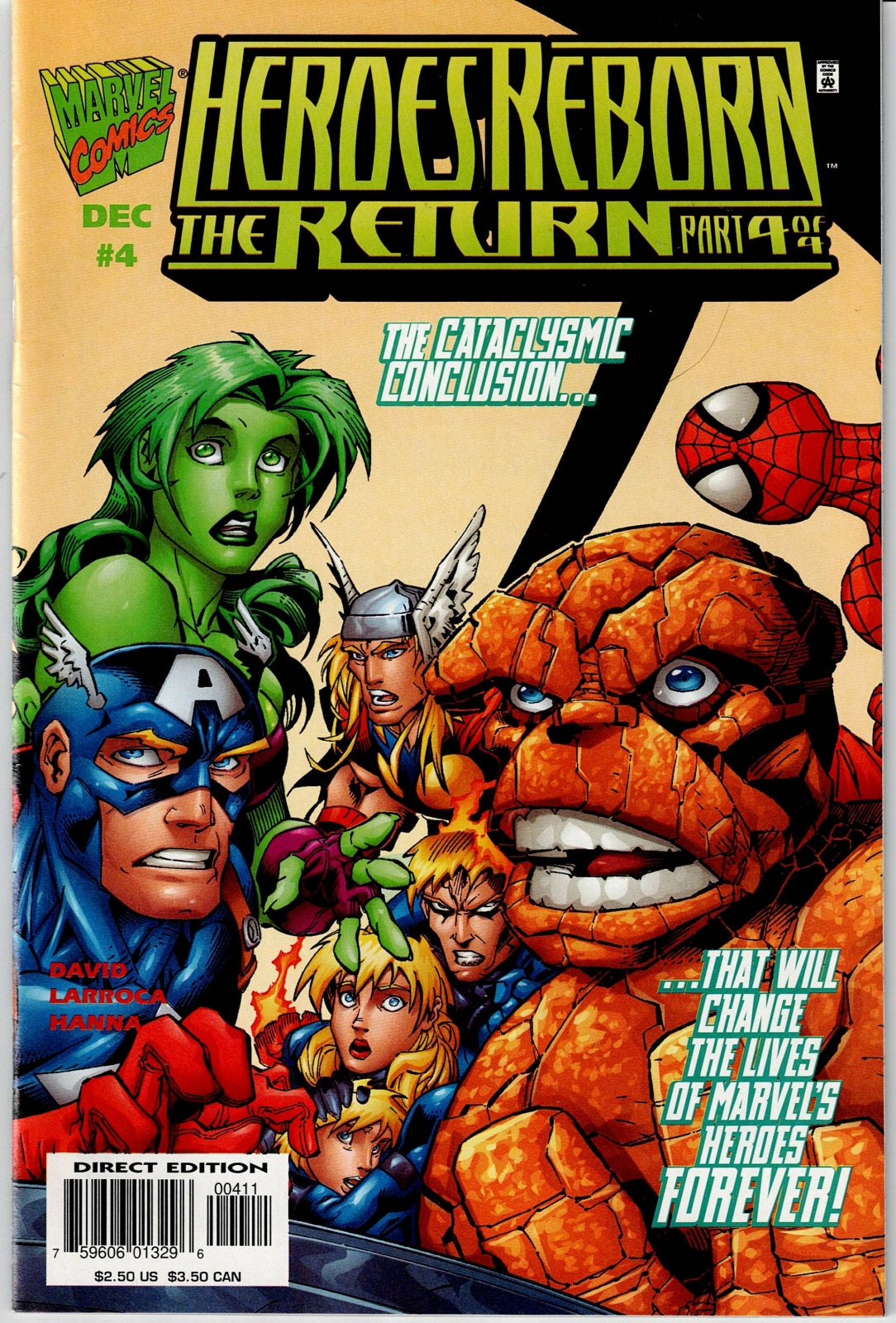 HEROES REBORN: THE RETURN # 4 NM-