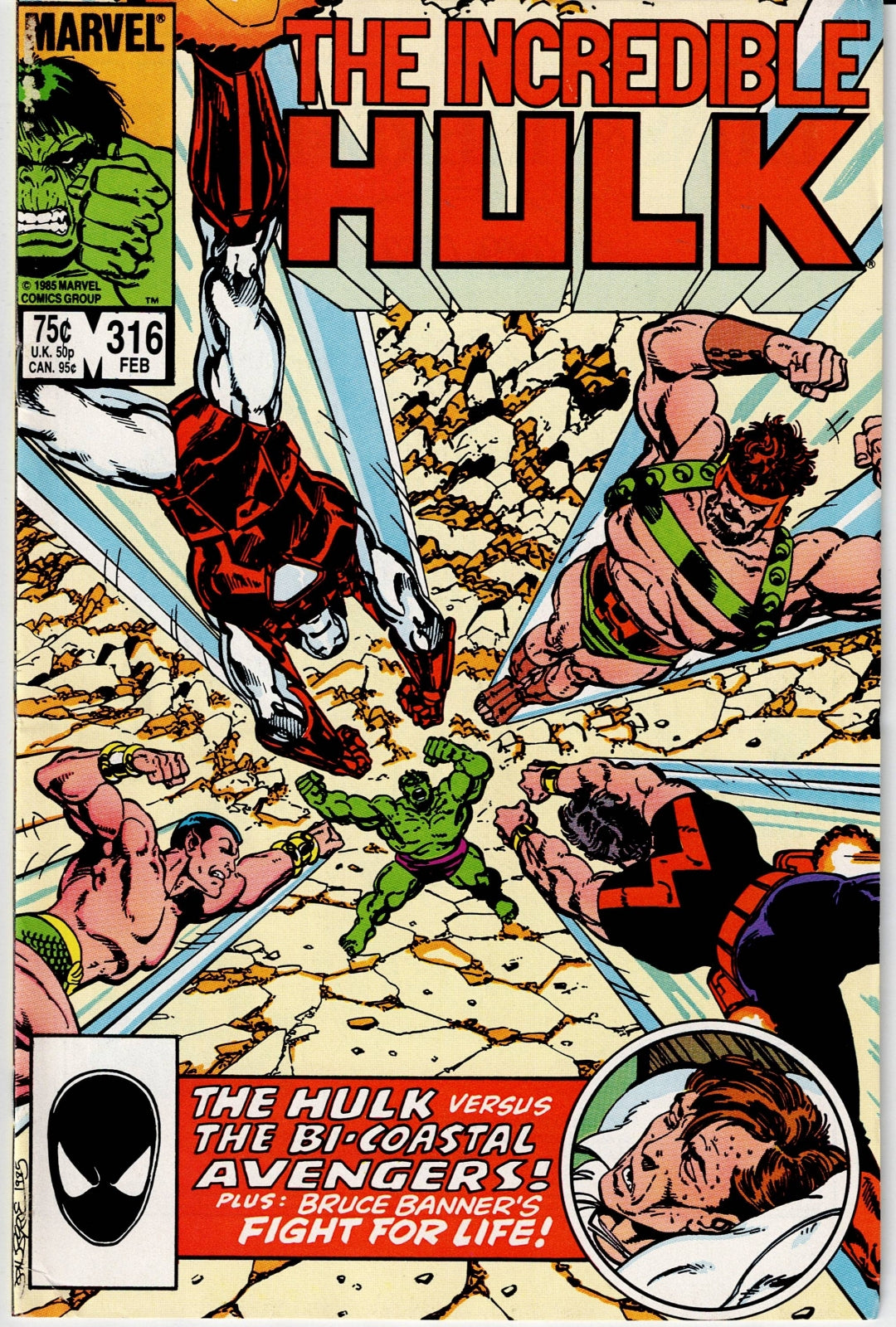 INCREDIBLE HULK (1ST SERIES) #316 VG/FN