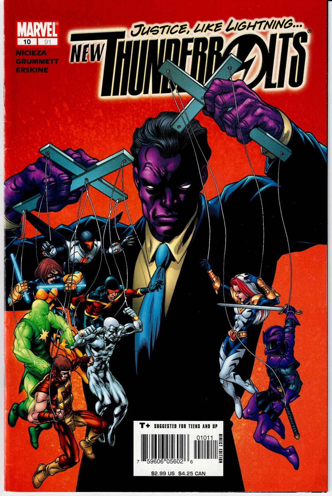NEW THUNDERBOLTS #10 FN/VF
