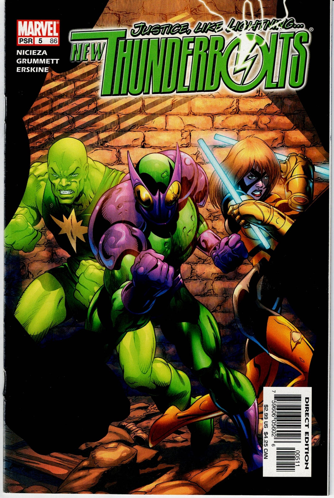 NEW THUNDERBOLTS # 5 VF/NM