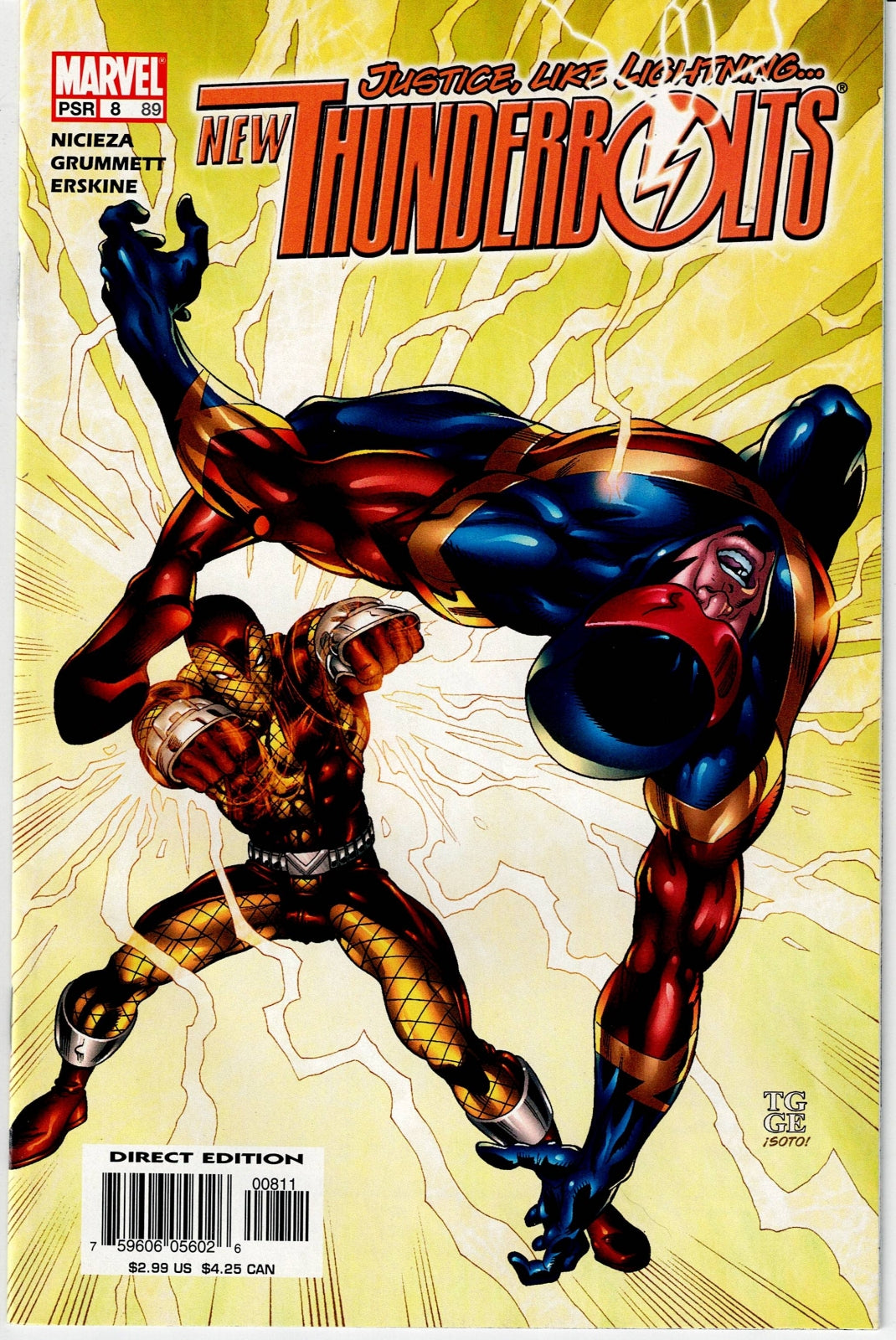 NEW THUNDERBOLTS # 8 VF