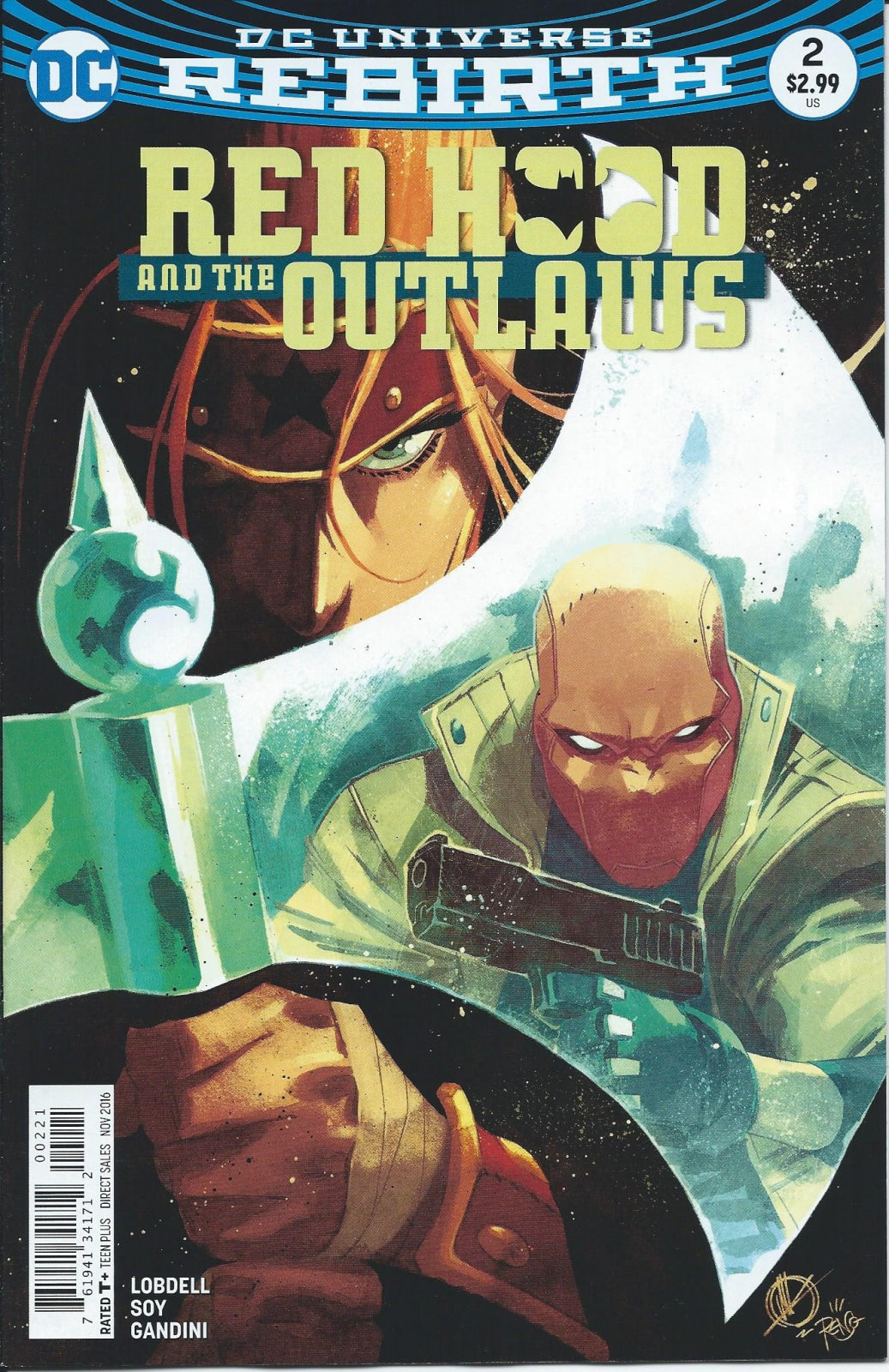 RED HOOD AND THE OUTLAWS (2ND SERIES) # 2 NM Matteo Scalera Variant