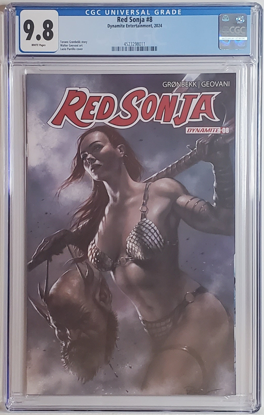 RED SONJA (VOL. 7) # 8 CGC 9.8 NM/MT Cover A by Lucio Parrillo