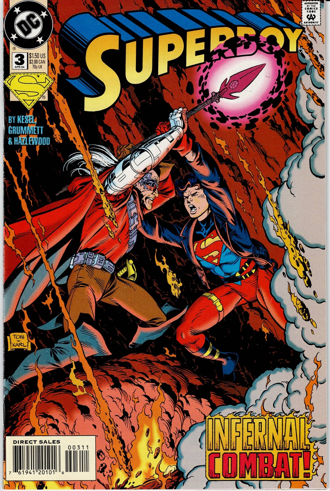 SUPERBOY (3RD SERIES) # 3 VF/NM
