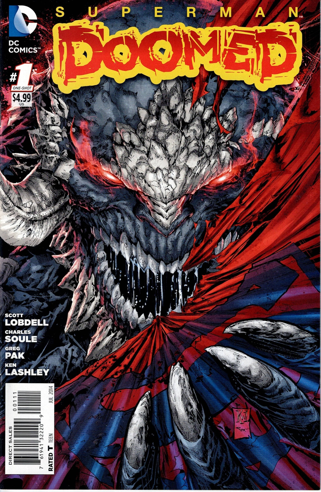 SUPERMAN DOOMED # 1 NM