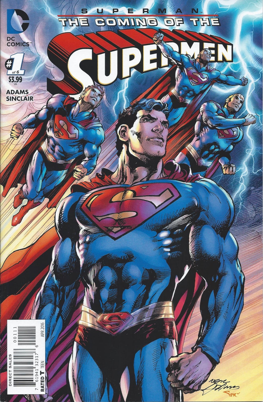 SUPERMAN: THE COMING OF THE SUPERMEN # 1 NM