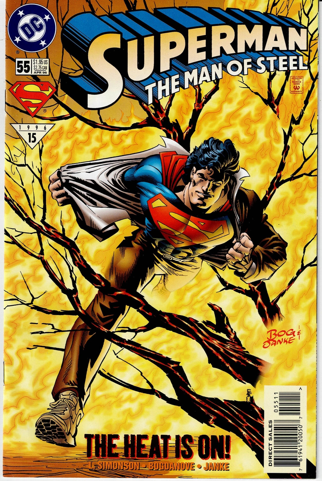 SUPERMAN: THE MAN OF STEEL # 55 VF/NM