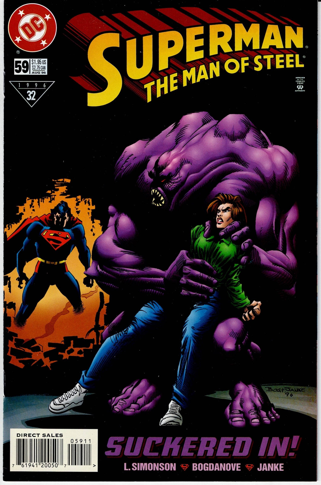 SUPERMAN: THE MAN OF STEEL # 59 VF