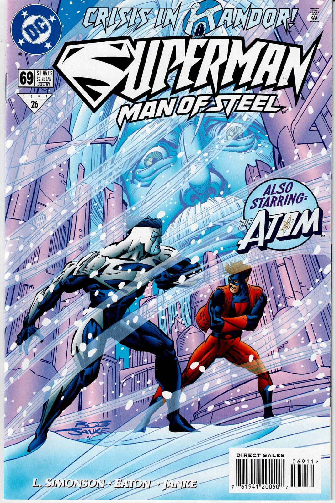 SUPERMAN: THE MAN OF STEEL # 69 NM