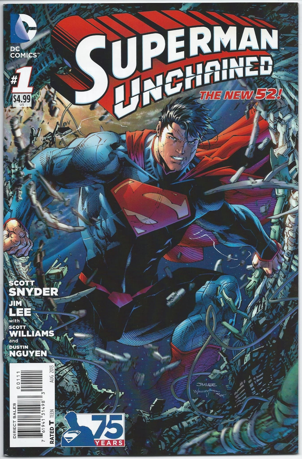 SUPERMAN UNCHAINED # 1 NM