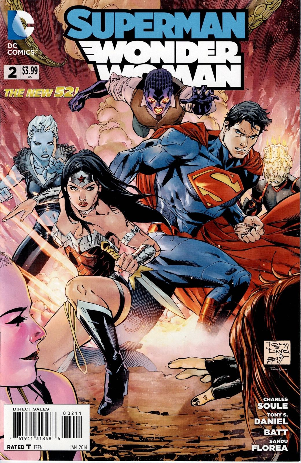 SUPERMAN / WONDER WOMAN # 2 NM